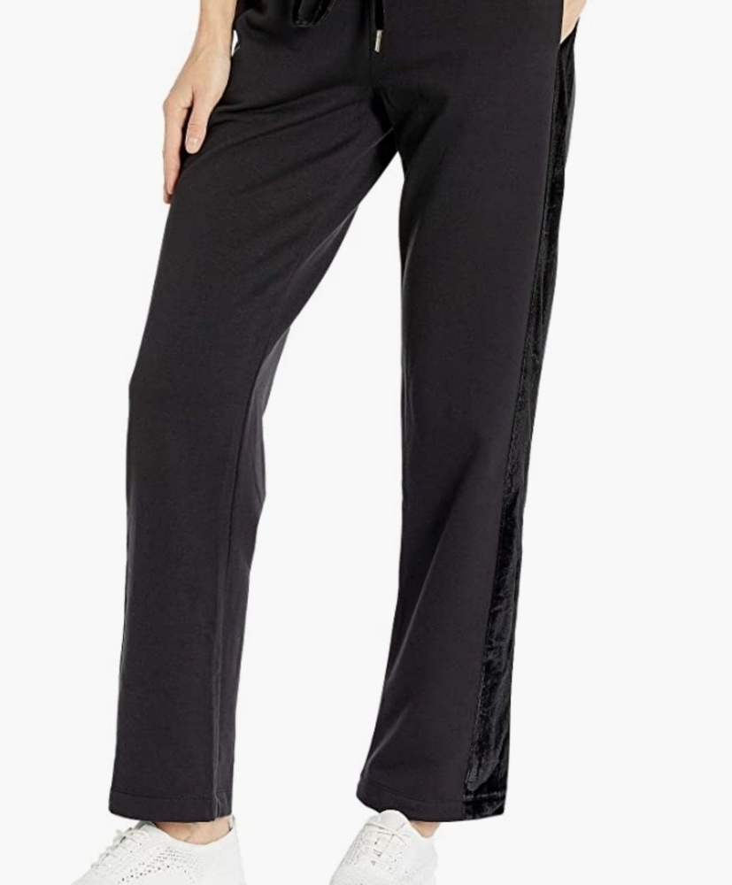 Nwt BEBE SPORT Track Sweatpants with Velour Stripe